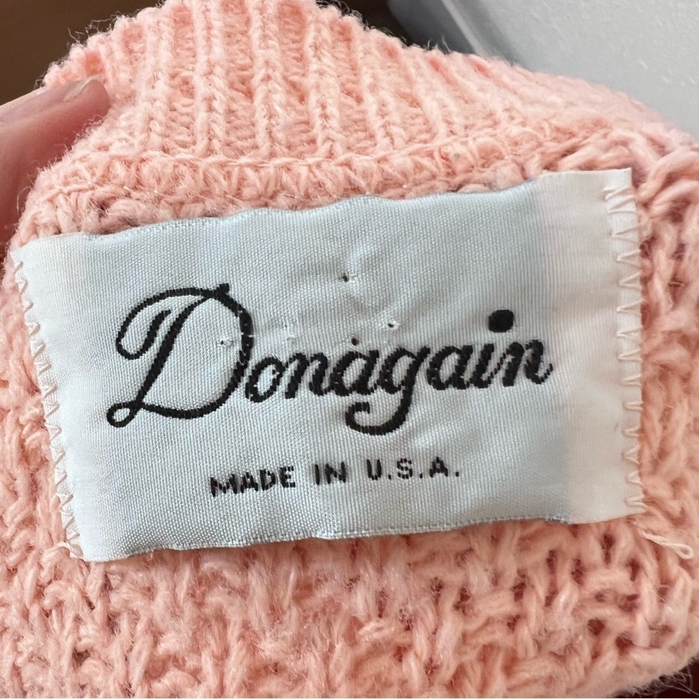 CLEAR-OUT VNTG Donagain Knit Sweater Made in the USA - Picture 4 of 6